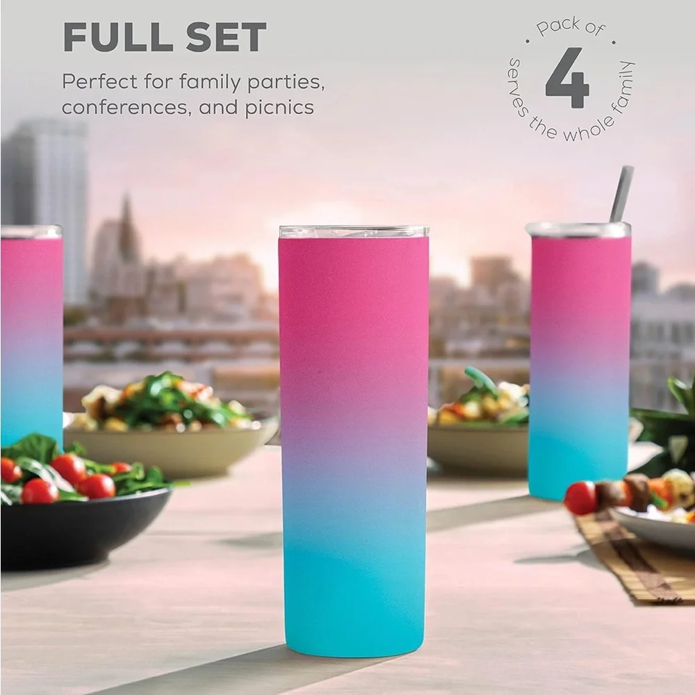 4 pack Gradient Tumblers